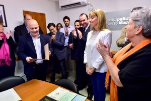 SASTRE TOMÓ JURAMENTO A LA NUEVA SECRETARIA DE TURISMO Y DEPORTE