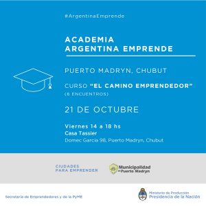 INVITAN AL CURSO GRATUITO “EL CAMINO EMPRENDEDOR”