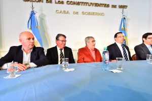 DAS NEVES Y SASTRE EN LA APERTURA DE LICITACIÓN DE LA DOBLE TROCHA