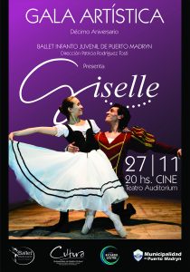 INVITAN A LA 10º GALA DEL BALLET INFANTO JUVENIL DE PUERTO MADRYN