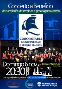 INVITAN AL CONCIERTO DEL CORO ESTABLE MUNICIPAL