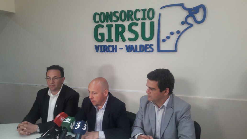 GIRSU: SASTRE JUNTO A MADERNA Y GARCÍA ARANIBAR EN REUNIÓN DE CONSORCIO