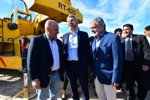 FRIGERIO, DAS NEVES Y SASTRE CUMPLIERON EXTENSA AGENDA EN MADRYN