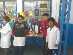 REALIZARON MUESTRA SOBRE PINGÜINOS EN LA ESCUELA MUNICIPAL Nº 1