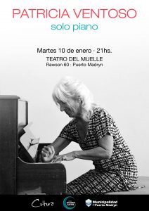 PATRICIA VENTOSO BRINDARÁ UN CONCIERTO DE PIANO EN EL TEATRO DEL MUELLE