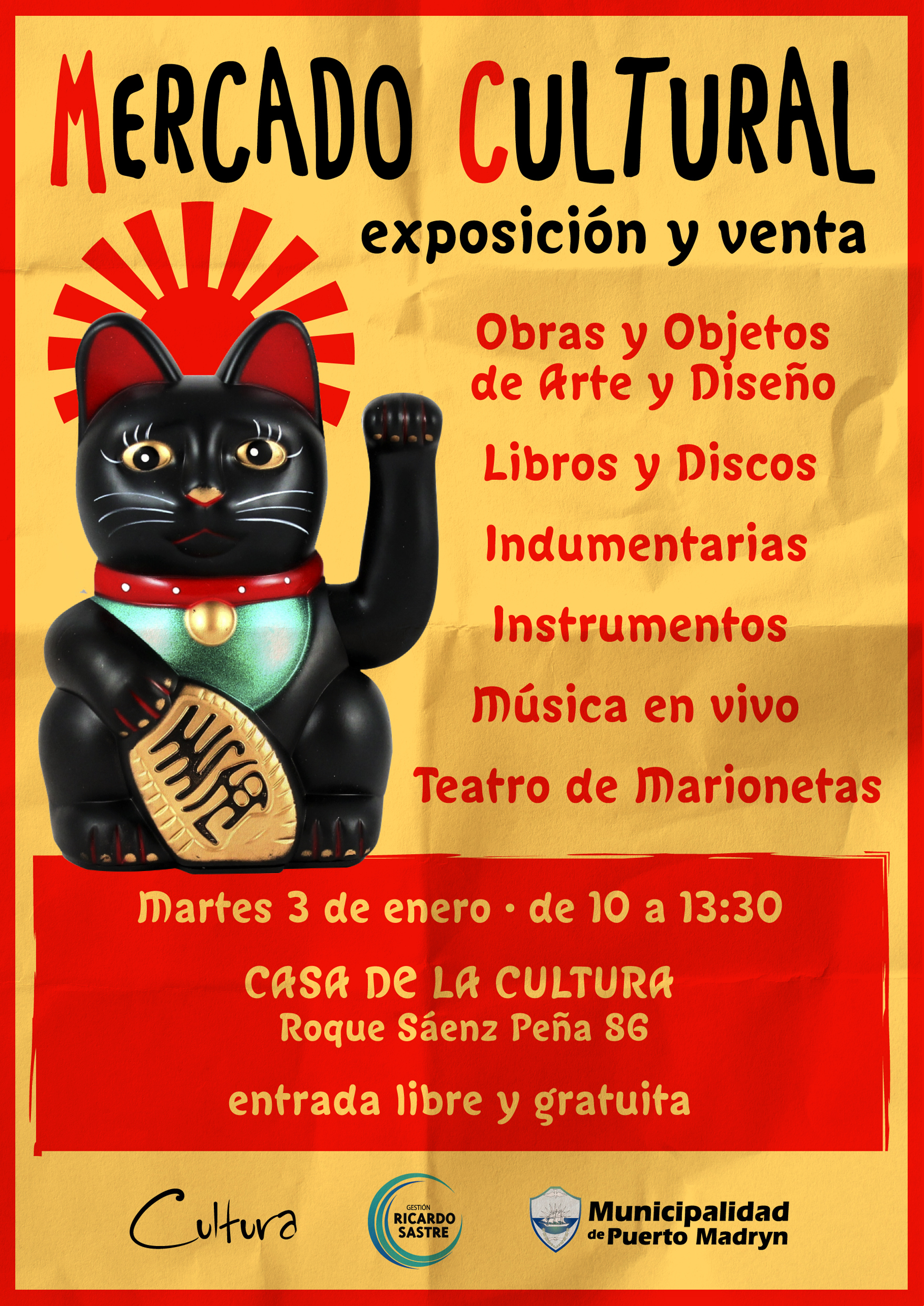INVITAN A LA SEGUNDA EDICIÓN DEL MERCADO CULTURAL