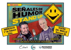 “SEÑALES DE HUMOR”, SHOW DE STAND UP EN EL TEATRO DEL MUELLE