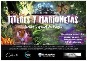 INVITAN A OBRA DE TÍTERES Y MARIONETAS PARA TODA LA FAMILIA