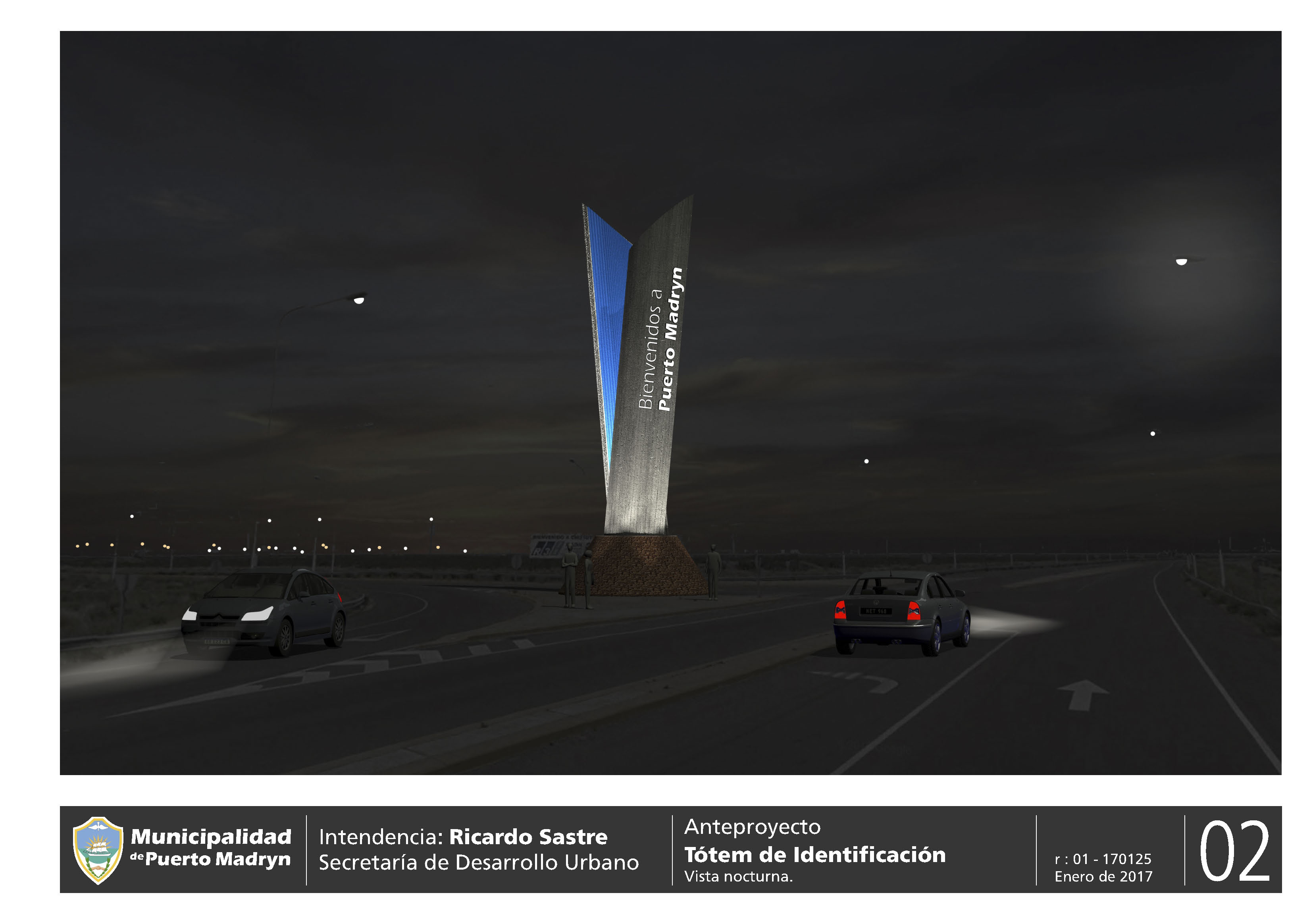 TOTEMS PARA COLOCAR EN LOS INGRESOS A LA CIUDAD