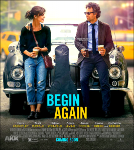 “BEGIN AGAIN” EN EL CICLO “CINE BAJO LAS ESTRELLAS”