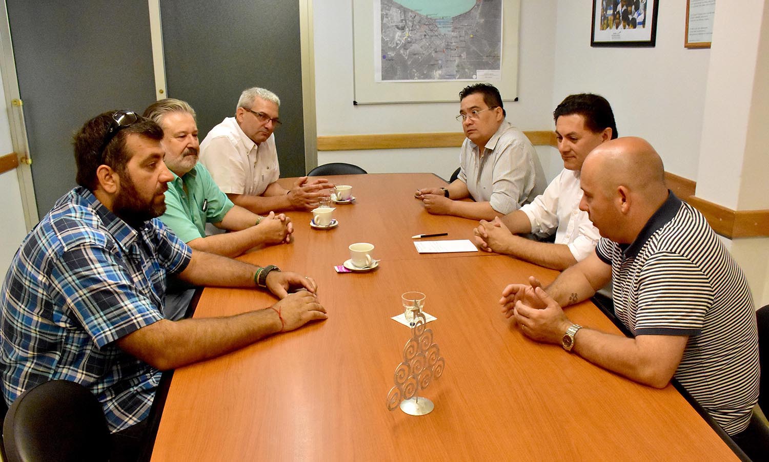 EL INTENDENTE RECIBIÓ A LAS NUEVAS AUTORIDADES DE LA CAMAD