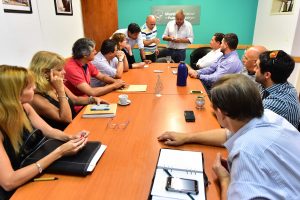 PRIMERA DEL AÑO: Sastre comenzó a primera hora del lunes con Reunión de Gabinete