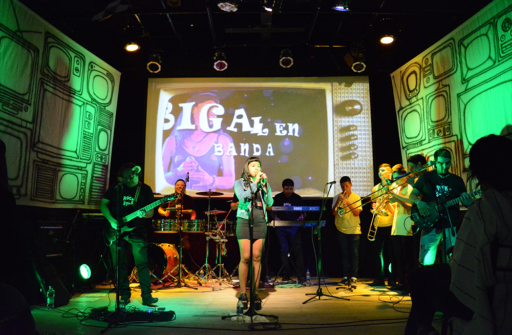 EXCELENTE CONVOCATORIA EN EL RECITAL DE “ABIGAIL EN BANDA”