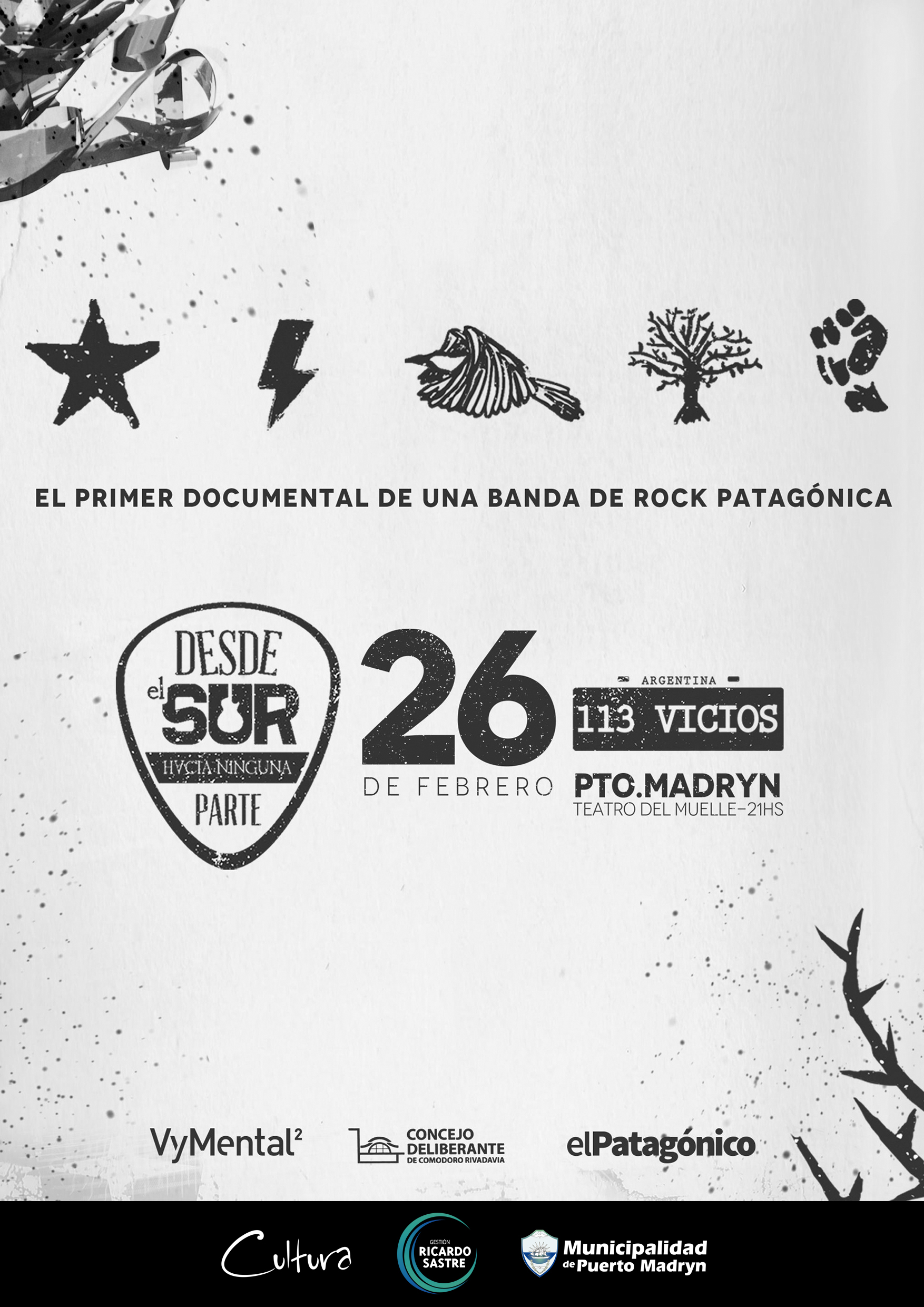 PROYECTARÁN DOCUMENTAL SOBRE LA BANDA 113 VICIOS