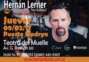 CONCIERTO DE HERNÁN LERNER EN EL TEATRO DEL MUELLE