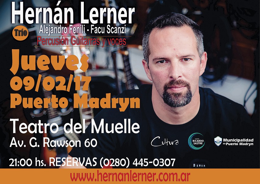 CONCIERTO DE HERNÁN LERNER EN EL TEATRO DEL MUELLE