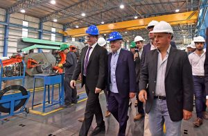 DAS NEVES Y SASTRE CON FUNCIONARIOS DE NACIÓN RECORRIERON EXAL MADRYN