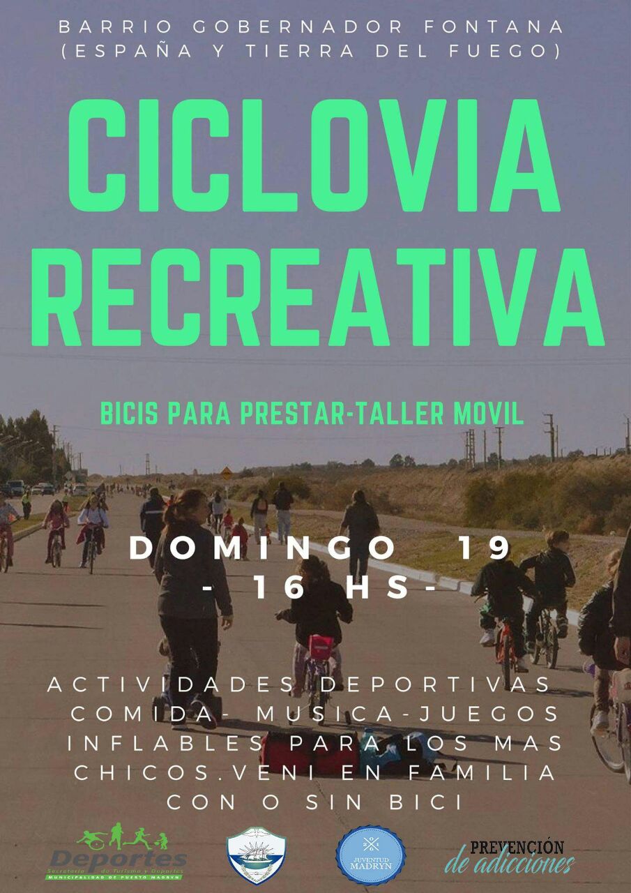 VUELVE LA CICLOVÍA A PUERTO MADRYN
