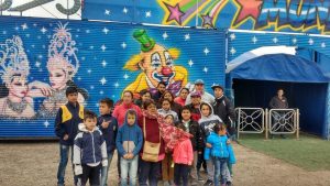 MÁS DE 300 CHICOS DE DISTINTOS BARRIOS DISFRUTARON DEL CIRCO MUNDIAL