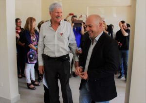 SASTRE EN LA INAUGURACIÓN DE INSTALACIONES DE LA SOCIEDAD ITALIANA