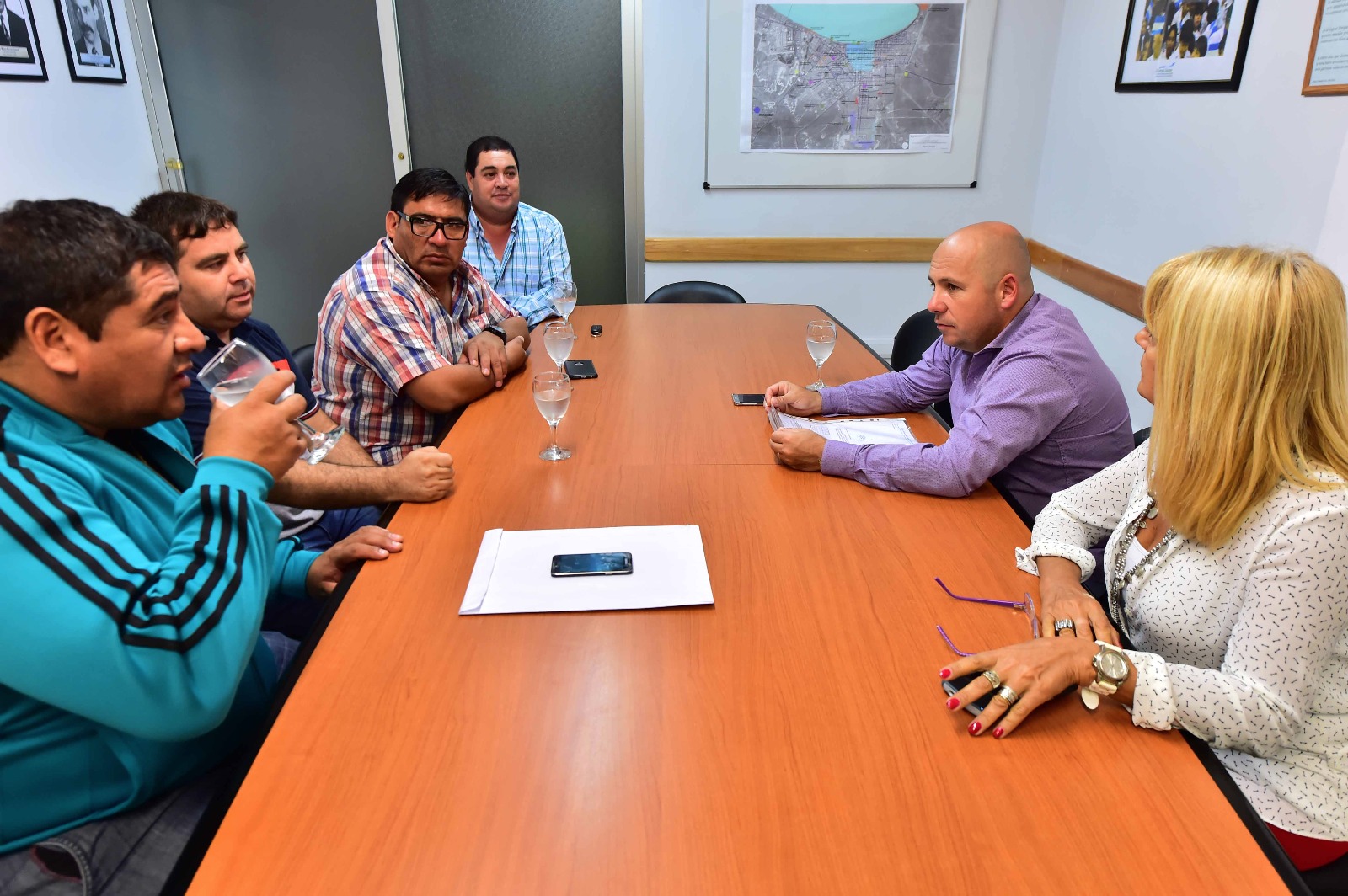 SASTRE RECIBIÓ A LA CONDUCCIÓN DEL SUPA