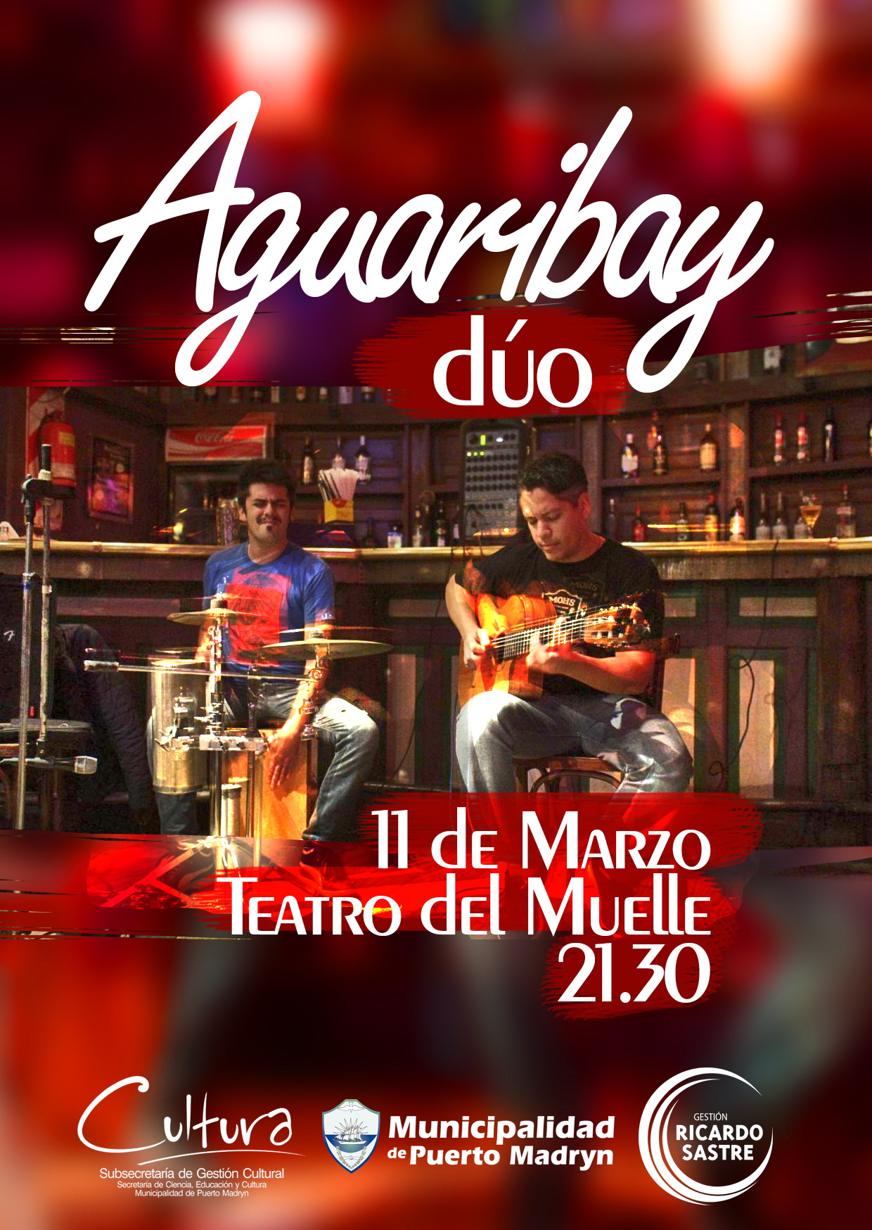 AGUARIBAY DUO EN EL TEATRO DEL MUELLE