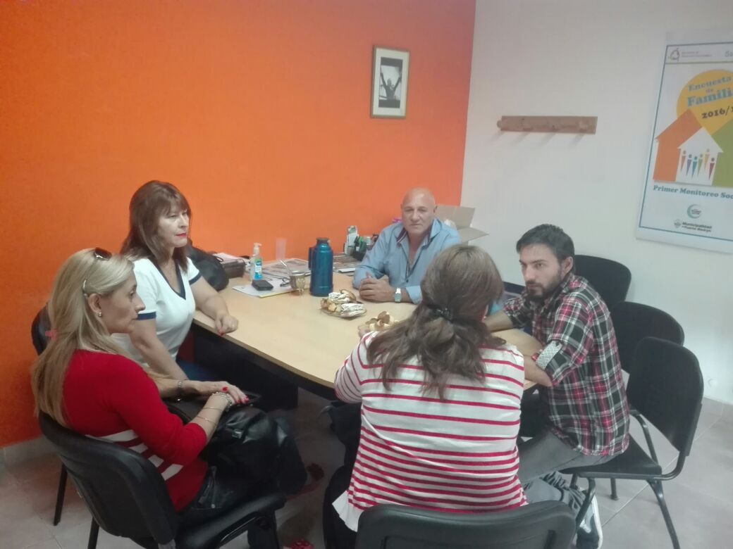 FUNCIONARIOS MUNICIPALES SE REUNIERON CON REPRESENTANTES DEL MINISTERIO DE DESARROLLO SOCIAL DE LA NACIÓN