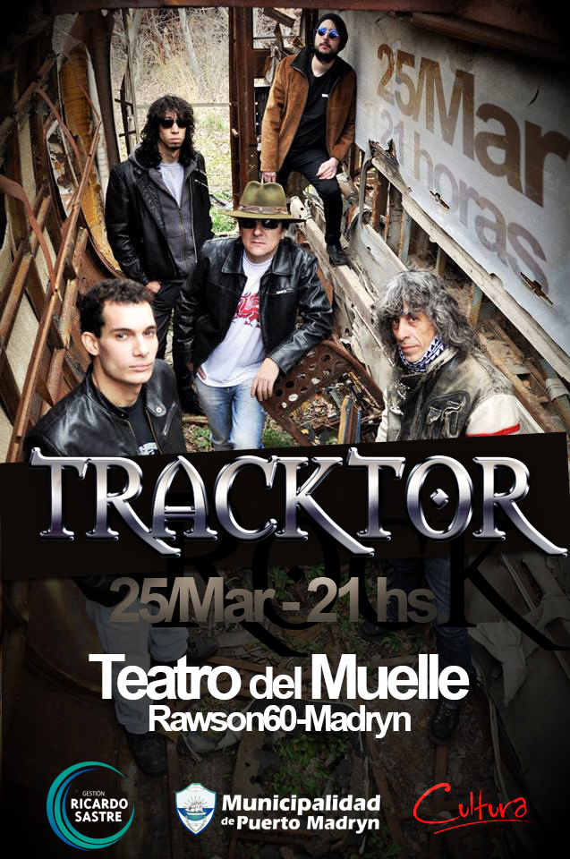 TRACKTOR SE PRESENTARÁ EN EL TEATRO DEL MUELLE