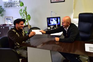 SASTRE ENTREGÓ SUBSIDIOS A DEPORTISTAS LOCALES