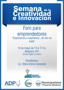 INVITAN A FORO PARA EMPRENDEDORES EL 10 DE MAYO