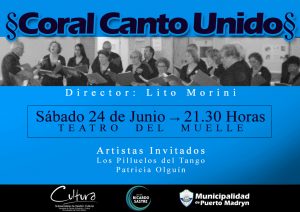 “CORAL CANTO UNIDO” SE PRESENTARÁ EN EL TEATRO DEL MUELLE