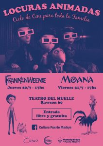 LOCURAS ANIMADAS EN EL CICLO DE CINE PARA TODA LA FAMILIA 