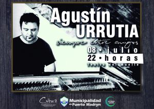 AGUSTÍN URRUTIA BRINDARÁ UN CONCIERTO EN EL TEATRO DEL MUELLE