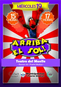 LLEGA “ARRIBA EL SOL”, UN ESPECTÁCULO PARA TODA LA FAMILIA