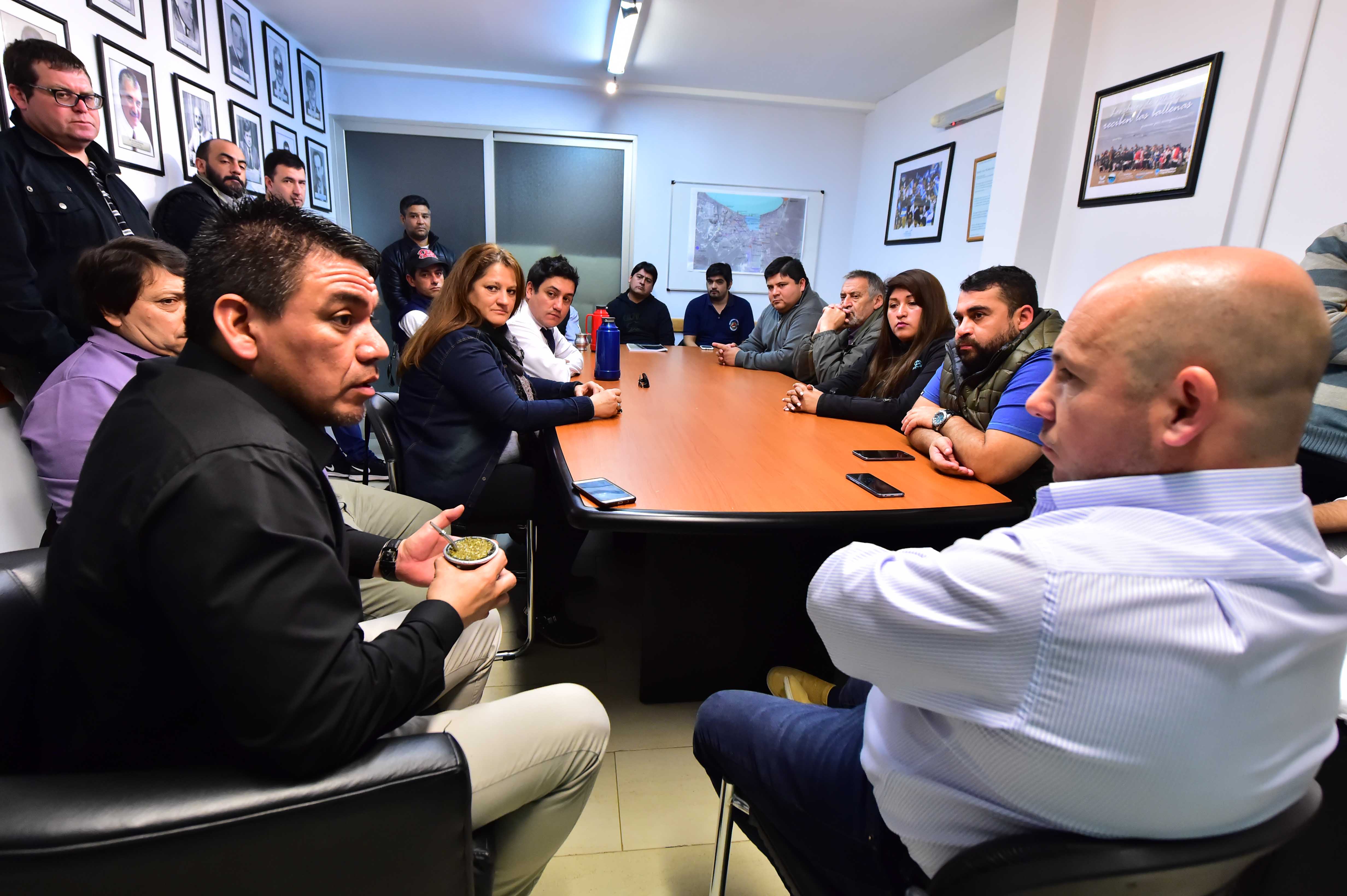 SASTRE RECIBIÓ A LA CONDUCCIÓN DE LA CGT DEL VALLE