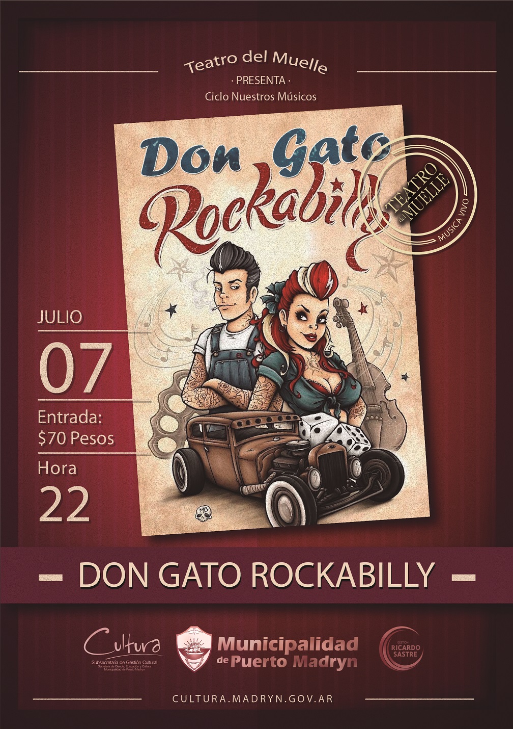 DON GATO ROCKABILLY EN EL CICLO “NUESTROS MÚSICOS”