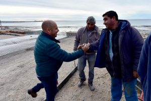 SASTRE RECORRIÓ OBRAS EN LA CIUDAD