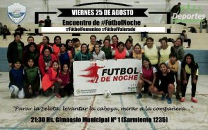 NUEVO ENCUENTRO DE FÚTBOL VALORADO  FEMENINO 