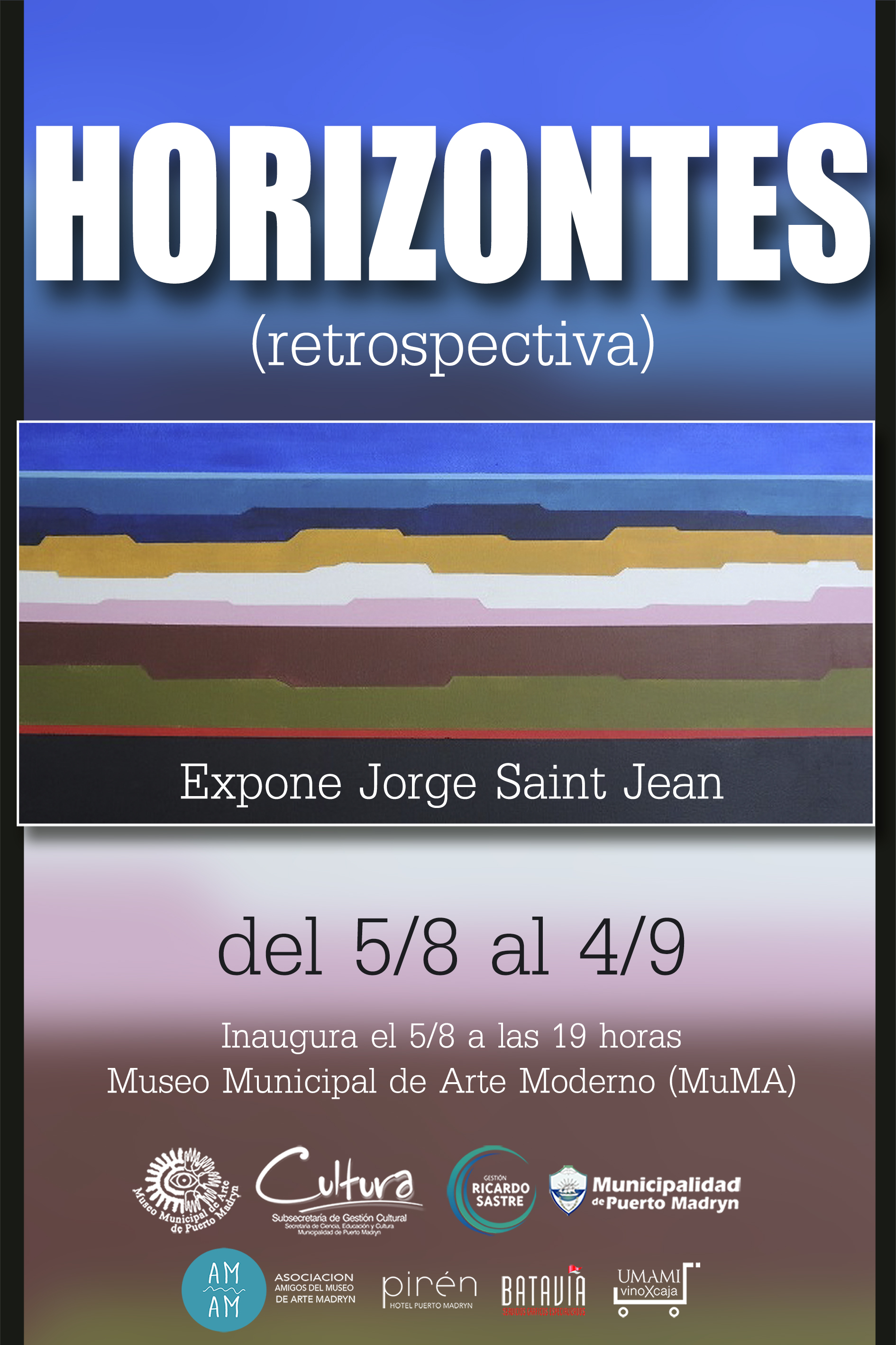 HORIZONTES”: RETROSPECTIVA DE JORGE SAINT JEAN EN EL MUSEO MUNICIPAL DE ARTE 