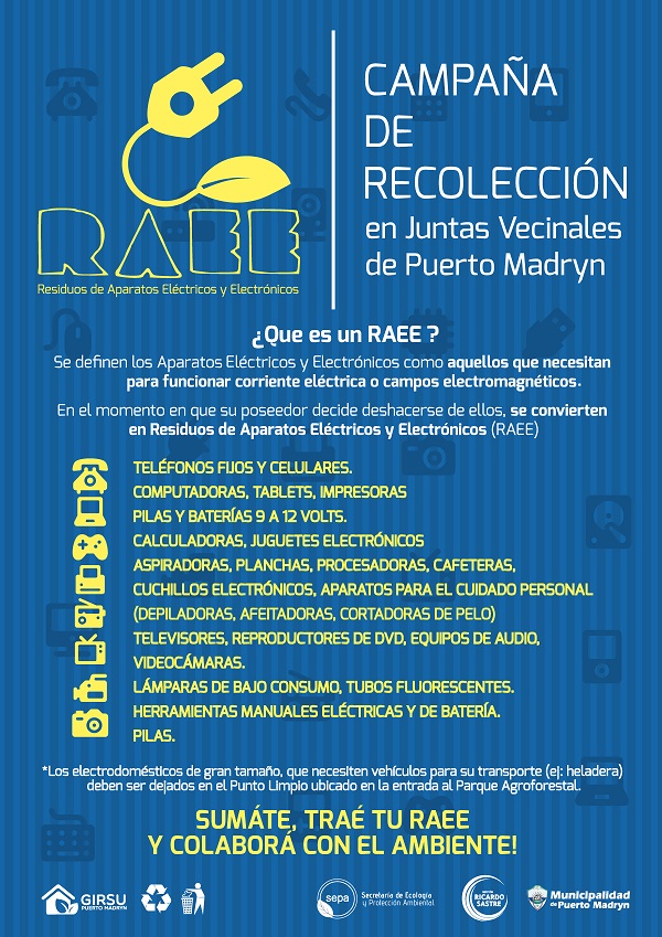 CAMPAÑA DE RECOLECCIÓN DE RAEE EN LAS JUNTAS VECINALES