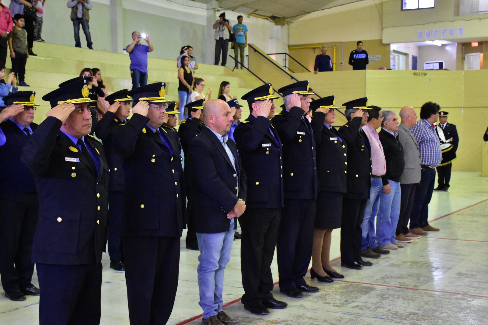 SASTRE PARTICIPÓ DEL ACTO DE ASCENSO DE EFECTIVOS DE LA POLICÍA DEL CHUBUT 