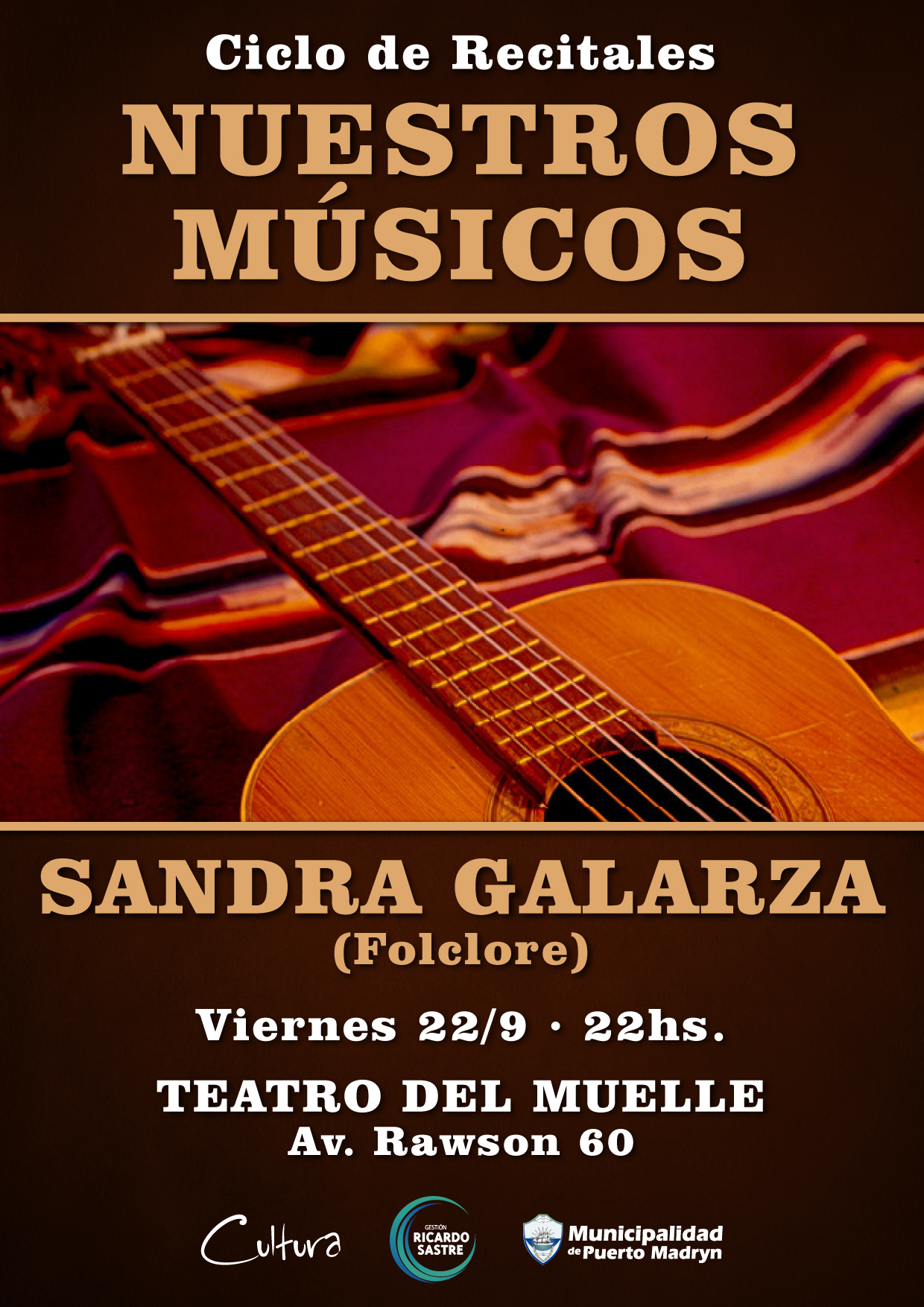 SANDRA GALARZA SE PRESENTARÁ EN EL TEATRO DEL MUELLE