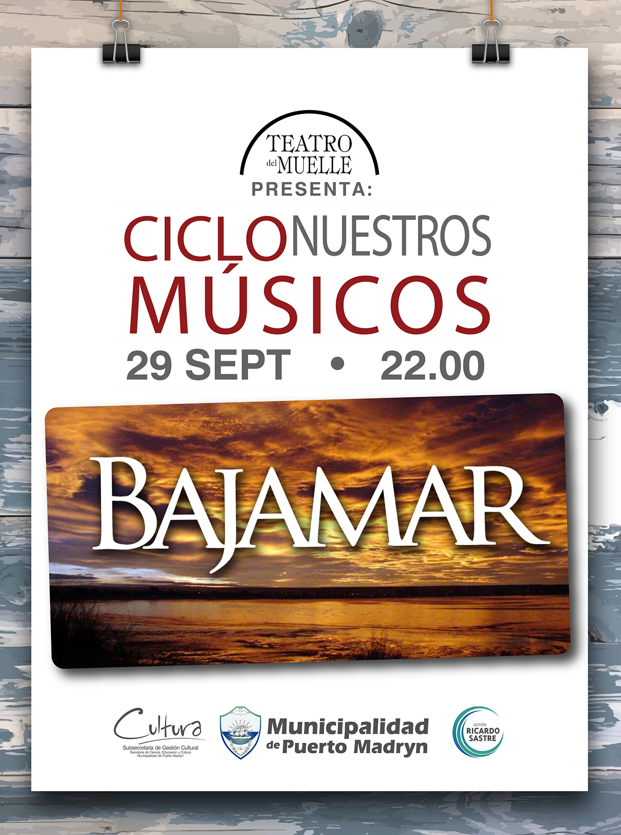 “BAJAMAR” SE PRESENTARÁ EN EL CICLO NUESTROS MÚSICOS