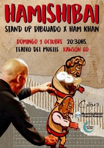 PRESENTAN “HAMISHIBAI”, OBRA DE STAND UP DE HUMOR DIBUJADO EN EL TEATRO DEL MUELLE