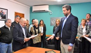 SASTRE TOMÓ JURAMENTO AL NUEVO SUBSECRETARIO DE TURISMO DEL MUNICIPIO 