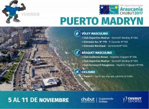 MADRYN SEDE DE LOS JUEGOS DE LA ARAUCANÍA