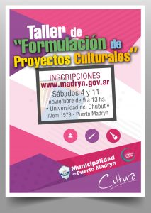 INVITAN AL TALLER “FORMULACIÓN DE PROYECTOS CULTURALES”