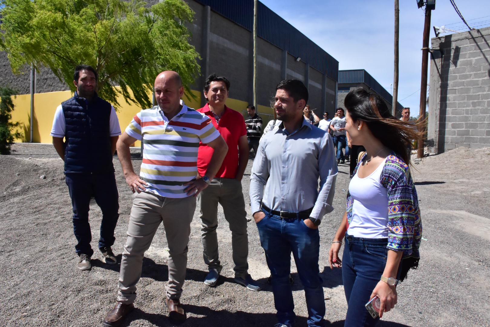 SASTRE RECORRIÓ EL PREDIO DE LA “FIESTA DEL CORDERO”