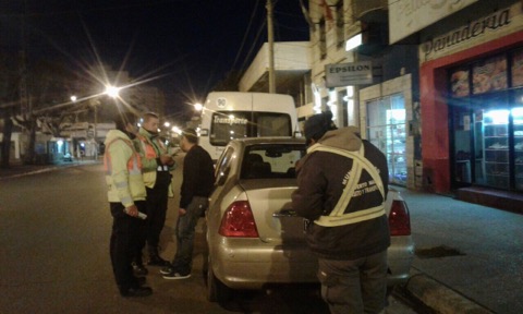 REALIZARON OPERATIVOS DE SEGURIDAD VIAL EN EL CENTRO DE LA CIUDAD