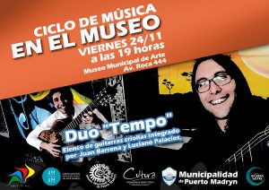 EL DÚO TEMPO SE PRESENTARÁ EN EL CICLO “MÚSICA EN EL MUSEO” 